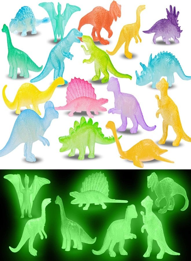 VERAT 6 Pc Dinosaur Figure Mini Jungle Toys Set Realistic Wild Plastic Animal Learning Party Favors for Boys Girls Kids Toddlers Forest Small Playset Cupcake Topper Safari (Multicolor) - Image 3